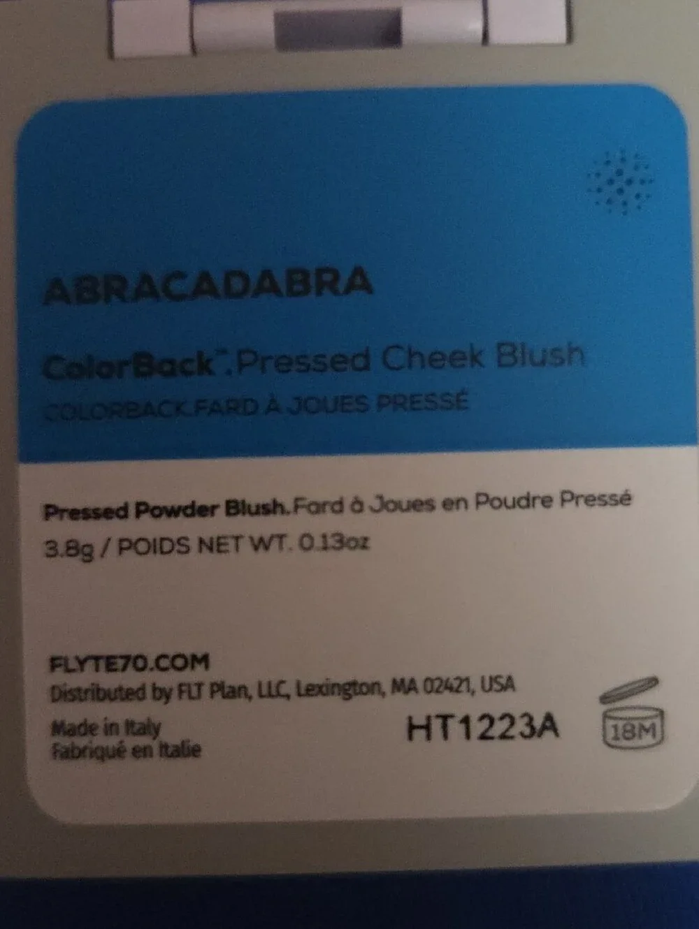 Flyte.70 ColorBack Pressed Cheek Blush - Abracadabra NWOT